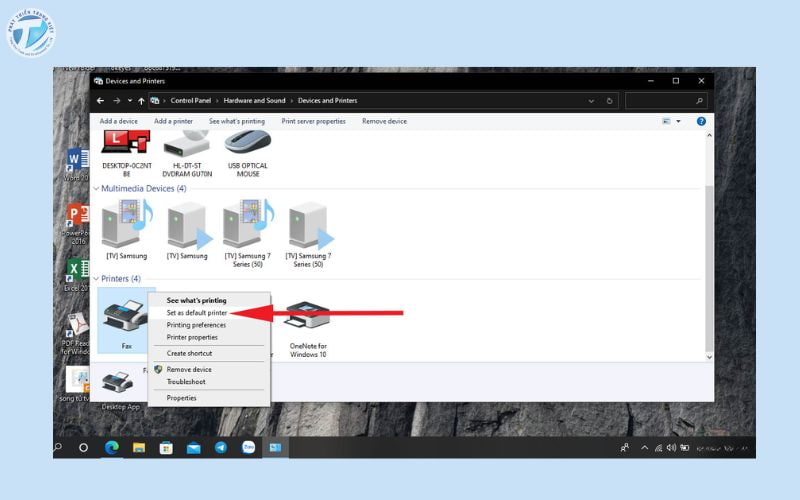 Kết nối máy tính với máy in qua mạng LAN trên Windows bước 4